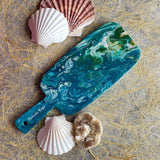 Marigot Art Miami Florida Home Decor Hand Painted Original Resin Acrylic Art Unique Tropical Gift