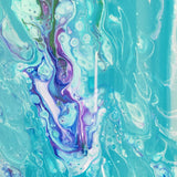 Marigot Art Miami Florida Home Decor Hand Painted Handmade Original Resin Acrylic Art Unique Tropical Gift