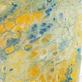 Marigot Art Miami Florida Home Decor Hand Painted Original Resin Acrylic Art Unique Tropical Gift
