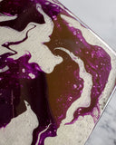 Marigot Art Miami Home Decor Hand Painted Cutting Board Poured Art Resin