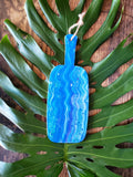Marigot Art Miami Home Decor Bamboo Paddle Hand Painted Poured Paint Resin Art