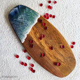 Marigot Art Miami Florida Home Decor Hand Painted Handmade Original Resin Acrylic Art Unique Tropical Gift Acrylic Pour