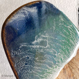 Marigot Art Miami Florida Home Decor Hand Painted Handmade Original Resin Acrylic Art Unique Tropical Gift Acrylic Pour
