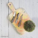 Marigot Art Miami Florida Home Decor Hand Painted Handmade Original Resin Acrylic Art Unique Tropical Gift Acrylic Pour
