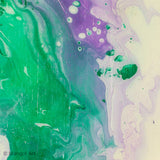 Marigot Art Miami Florida Home Decor Hand Painted Handmade Original Resin Acrylic Art Unique Tropical Gift Acrylic Pour