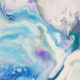 Marigot Art Miami Florida Home Decor Hand Painted Handmade Original Resin Acrylic Art Unique Tropical Gift Acrylic Pour Cutting Board Serving Tray Bamboo
