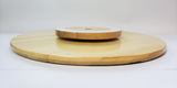 Marigot Art Wood Lazy Susan Side