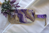 Marigot Art Miami Home Decor Bamboo Paddle Hand Painted Poured Paint Resin Art