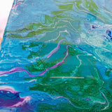 Marigot Art Miami Florida Home Decor Hand Painted Handmade Original Resin Acrylic Art Unique Tropical Gift Acrylic Pour