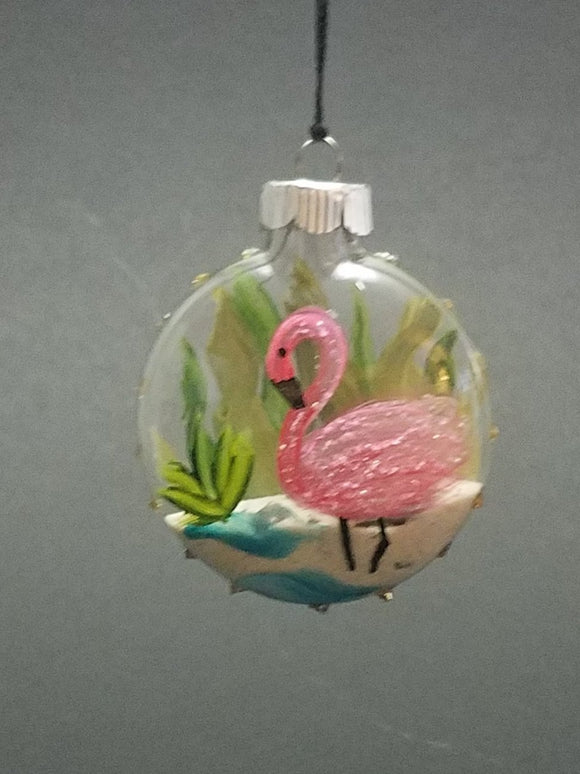 Ornament, Flat Flamingo