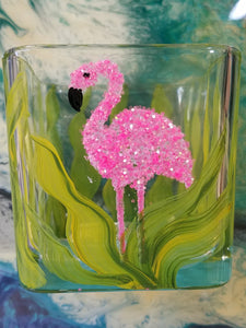 Candle Holder, Flamingo