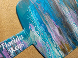 Marigot Art Florida Keys Home Decor Fluid Art Custom Resin Local Art