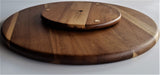Wood Lazy Susan Serving Tray Side