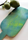 Marigot Art Bamboo Paddle Blue Green