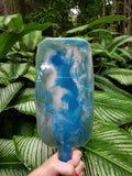 Marigot Art Bamboo Paddle Blue Green White