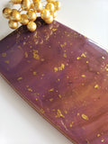 Marigot Art Bamboo Paddle Purple Gold