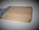 Wood Paddle Cutting Board Side View