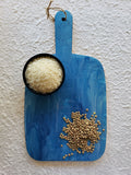 Marigot Art Bamboo Paddle Blue