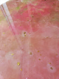 Marigot Art Bamboo Teardrop Tray Pink Green